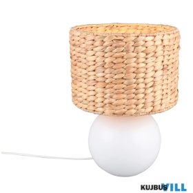   TRIO 518990101 VINA asztali lámpa excl.1xE27 ↕42cm Ø28cm fehér