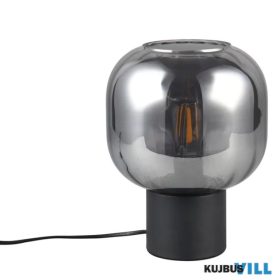   TRIO 519800132 DIVA asztali lámpa excl.1xE27 ↕26cm Ø20cm matt fekete