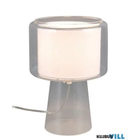   TRIO 519900152 ROCKA asztali lámpa excl.1xE14 ↕29cm Ø20cm víztiszta-fehér