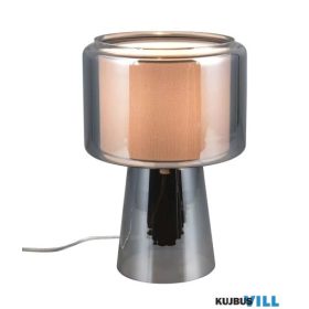   TRIO 519900157 ROCKA asztali lámpa excl.1xE14 ↕29cm Ø20cm füstüveg