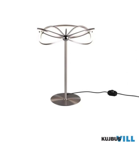 TR 521210107 CHARIVARI asztali lámpa incl.1x26W LED/2500Lm/3000K ↕50cm Ø41cm matt nikkel