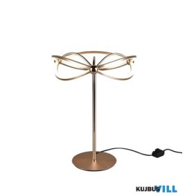   TRIO 521210108 CHARIVARI asztali lámpa incl.1x26W LED/2500Lm/3000K ↕50cm Ø41cm matt réz