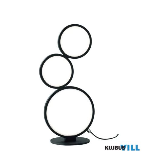 TR 522610332 RONDO asztali lámpa incl.1x17W LED/1900Lm/3000K ↕45cm ↔20,7cm ↗ 15cm matt fekete
