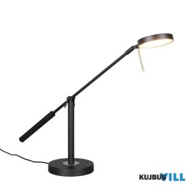   TRIO 523310932 MONZA asztali lámpa 12W LED/1400lm 2300+3000+4000K ↕52cm ↗69cm Ø16cm matt fekete
