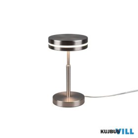   TRIO 526510107 FRANKLIN asztali lámpa incl.1x6W LED/700Lm/3000K ↕25cm Ø14cm matt nikkel