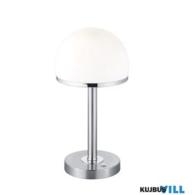   TRIO 527590107 BERLIN asztali lámpa incl.1x4,5W LED/450Lm/3000K ↕39cm Ø19,5cm matt nikkel
