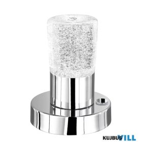  TRIO 529690100 CRISTO asztali lámpa incl.1x4,3W LED/430Lm/3000K ↕14,5cm Ø11cm átlátszó