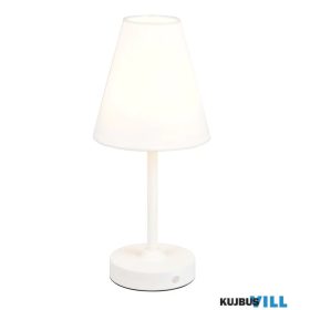   TRIO R53621101 KENNY asztali lámpa incl.1x1,5W LED/140lm/3000K ↕29cm Ø13cm fehér