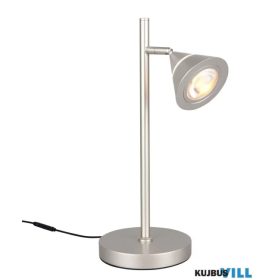   TRIO 537010107 ROMEO asztali lámpa incl.5W LED/820lm/2300+3000+4000K ↕40cm Ø16cm matt nikkel