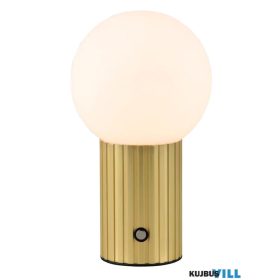   TRIO 543510108 TAURIS asztali lámpa incl.1x2,5W LED/250lm/3000+4500+6000K ↕22cm Ø13cm matt réz