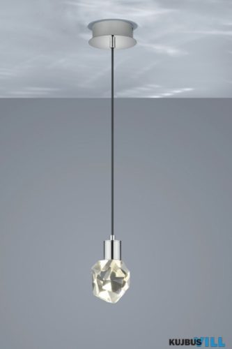 TR 354510106 VERANO LED függeszték/1 5,5W /660lm CCT ↕150cm Ø13cm króm, kristály