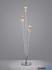 TR 454510306 VERANO LED állólámpa/3 19,5W/2400lm CCT ↕150cm Ø40cm króm, kristály