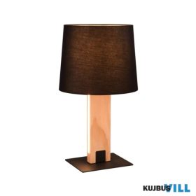   TRIO 547610232 RAHUL asztali lámpa E27, max.40W, 6W SMD LED/700lm/3000K/ ↕50cm Ø28cm matt fekete