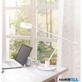   TRIO 549010131 MANDURO asztali lámpa incl.1x6W LED/560Lm/2700+4000K+6500K ↕64cm ↔58cm Ø17cm matt fehér