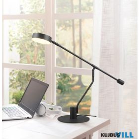   TRIO 549010132 MANDURO asztali lámpa incl.1x6W LED/560Lm/2700+4000K+6500K ↕64cm ↔58cm Ø17cm matt fekete