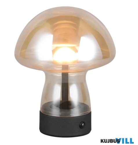 TR R54981113 DOOLEY asztali lámpa 1,5W LED/140lm/3000K ↕18cm Ø14cm borostyán