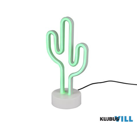 TR R55220101 CACTUS asztali lámpa incl.1x1,5W LED/10Lm ↕29,5cm ↔15cm ↗ 10cm fehér