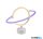 TR R55370101 PLANET asztali lámpa incl.1x1,6W LED/20Lm ↕24,5cm ↔29cm ↗ 8,5cm Ø8,5cm fehér
