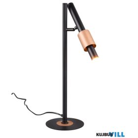   TRIO 555310132 IKARIS LED asztali lámpa 4,5W/450lm CCT ↕50cm Ø22cm matt fekete, kávé