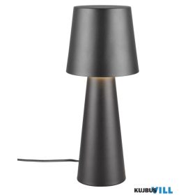   TRIO 562900132 NUBIAN asztali lámpa excl.1xE27 ↕40cm Ø16cm matt fekete