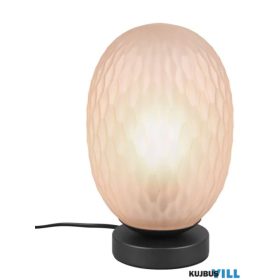   TRIO 564200113 FACETTE asztali lámpa excl.1xE27 ↕28,5cm Ø18cm borostyán