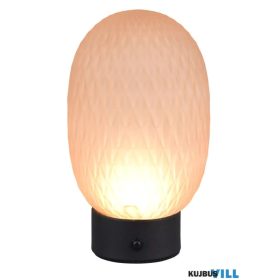   TRIO 564210113 FACETTE LED asztali lámpa 1,5W/140lm 3000K ↕28,5cm Ø17,5cm borostyán