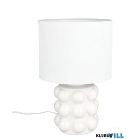   TRIO R56481901 KATE asztali lámpa excl.1xE27 ↕47cm Ø30cm fehér