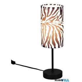   TRIO R56751032 ZEBARA asztali lámpa excl.1xE14/10W ↕36,5cm Ø11cm matt fekete