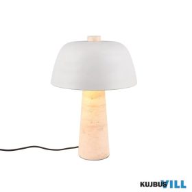   TRIO 567800276 TIMBA asztali lámpa/2 E27/10W ↕41cm Ø29cm  szürke, travertin kő