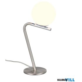   TRIO 568900107 FLAMING asztali lámpa excl.1xG9 ↕30,5cm ↔13cm ↗10cm Ø10cm matt nikkel