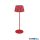 TRIO R57706110 SUAREZ LED 1,5W/200lm, 3000K, akku+dokkoló, dim ↕38cm Ø13,5cm IP44 piros