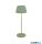TRIO R57706149 SUAREZ LED asztali lámpa 1,5W/200lm 3000K akku+dokkoló, dim ↕38cm Ø13,5cm IP44 pisztácia zöld