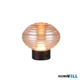   TR R57771113 EARL LED 1,5W/100lm, 3000K, akku+USB-C, step, IP20, ↕14,5cm Ø15,5cm borostyán