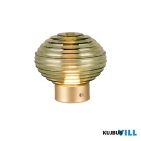   TR R57771115 EARL LED 1,5W/100lm, 3000K, akku+USB-C, step, IP20, ↕14,5cm Ø15,5cm zöld