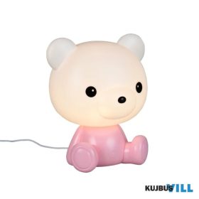   TRIO R57991193 CUTIE asztali lámpa 0,3W LED/30lm/3000K ↕25,5cm ↔21cm ↗19cm rózsaszín