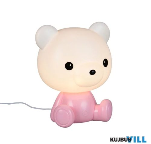 TR R57991193 CUTIE asztali lámpa 0,3W LED/30lm/3000K ↕25,5cm ↔21cm ↗19cm rózsaszín