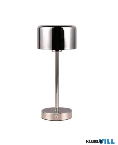 TR R59151106 JEFF LED 1,5W/120lm, 3000K, akku+USB-C, step, IP20, ↕30cm Ø12,6cm króm