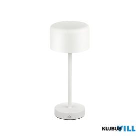   TR R59151131 JEFF LED 1,5W/120lm, 3000K, akku+USB-C, step, IP20, ↕30cm Ø12,6cm matt fehér