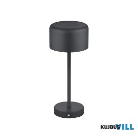   TR R59151132 JEFF LED 1,5W/120lm, 3000K, akku+USB-C, step, IP20, ↕30cm Ø12,6cm matt fekete