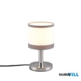   TR R59551006 DAVOS asztali lámpa excl.1xE14 ↕22cm ∅12cm króm