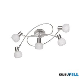   TRIO R60175007 ANTIBES mennyezet lámpa excl.5xE14 ↕23cm ↔52cm ↗ 25cm matt nikkel