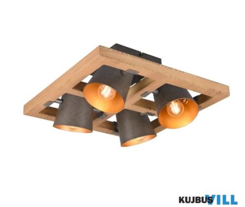 TR 601900467 BELL mennyezet lámpa excl.4xE14 ↕19,8cm ↔39cm ↗ 39cm antik nikkel