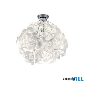   TRIO R60461001 LEAVY mennyezet lámpa excl.1xE27 ↕58cm Ø38cm fehér