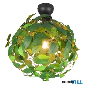   TRIO R60461015 LEAVY mennyezet lámpa excl.1xE27 ↕58cm Ø38cm zöld
