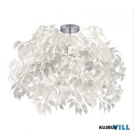   TRIO R60463001 LEAVY mennyezet lámpa excl.3xE14 ↕73cm Ø70cm fehér