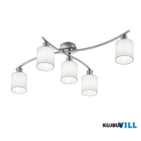   TRIO 605400501 GARDA mennyezet lámpa excl.5xE14 ↕22cm ↔75cm ↗ 44,2cm fehér