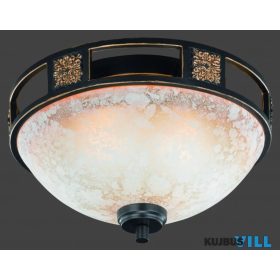   TRIO 608100224 QUINTA mennyezet lámpa excl.2xE27 ↕20cm Ø33cm rozsdabarna