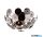 TR 609900357 DISCALGO mennyezet lámpa excl.3xE14 ↑30cm Ø 54cm matt fekete