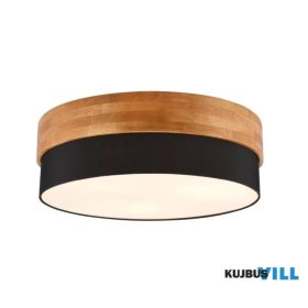   TRIO 611500302 SEASONS mennyezet lámpa excl.3xE27 ↕21cm Ø50cm fekete