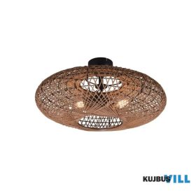   TRIO 612300236 HEDDA mennyezet lámpa excl.2xE27 ↕28cm Ø52cm natural